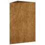 Jardinera de acero corten 50x43x75 cm en Macetas y jardineras | Comprar online en Foru.es