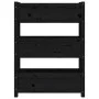 Jardinera de madera maciza de pino negro 77x25x104,5 cm de vidaXL, Maceteros y jardineras - Ref: Foro24-823938, Precio: 96,69...