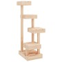 Árbol para gatos madera maciza de pino 45,5x49x103 cm en Mobiliario para gatos | Comprar online en Foru.es
