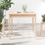 Mesa de jardín madera maciza de pino 82,5x82,5x76 cm de vidaXL, Mesas de jardín - Ref: Foro24-823962, Precio: 75,58 €, Descue...