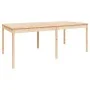 Mesa de jardín madera maciza de pino 203,5x100x76 cm de vidaXL, Mesas de jardín - Ref: Foro24-823983, Precio: 157,89 €, Descu...