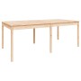 Mesa de jardín madera maciza de pino 203,5x100x76 cm de vidaXL, Mesas de jardín - Ref: Foro24-823983, Precio: 159,83 €, Descu...