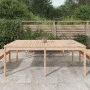 Mesa de jardín madera maciza de pino 203,5x100x76 cm de vidaXL, Mesas de jardín - Ref: Foro24-823983, Precio: 157,89 €, Descu...
