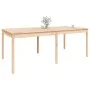Mesa de jardín madera maciza de pino 203,5x100x76 cm de vidaXL, Mesas de jardín - Ref: Foro24-823983, Precio: 157,89 €, Descu...
