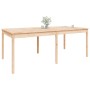 Mesa de jardín madera maciza de pino 203,5x100x76 cm de vidaXL, Mesas de jardín - Ref: Foro24-823983, Precio: 159,83 €, Descu...