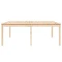 Mesa de jardín madera maciza de pino 203,5x100x76 cm de vidaXL, Mesas de jardín - Ref: Foro24-823983, Precio: 157,89 €, Descu...