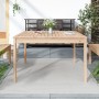 Mesa de jardín madera maciza pino 121x82,5x76 cm de vidaXL, Mesas de jardín - Ref: Foro24-823969, Precio: 89,93 €, Descuento: %