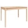Mesa de jardín madera maciza pino 121x82,5x76 cm de vidaXL, Mesas de jardín - Ref: Foro24-823969, Precio: 89,93 €, Descuento: %