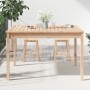 Mesa de jardín madera maciza pino 121x82,5x76 cm de vidaXL, Mesas de jardín - Ref: Foro24-823969, Precio: 89,93 €, Descuento: %