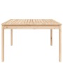 Mesa de jardín madera maciza pino 121x82,5x76 cm de vidaXL, Mesas de jardín - Ref: Foro24-823969, Precio: 89,93 €, Descuento: %