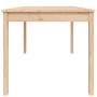Mesa de jardín madera maciza pino 121x82,5x76 cm de vidaXL, Mesas de jardín - Ref: Foro24-823969, Precio: 89,93 €, Descuento: %