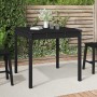 Mesa de jardín madera maciza pino negro 82,5x82,5x76 cm de vidaXL, Mesas de jardín - Ref: Foro24-823966, Precio: 65,04 €, Des...