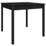 Mesa de jardín madera maciza pino negro 82,5x82,5x76 cm de vidaXL, Mesas de jardín - Ref: Foro24-823966, Precio: 65,04 €, Des...