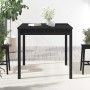 Mesa de jardín madera maciza pino negro 82,5x82,5x76 cm de vidaXL, Mesas de jardín - Ref: Foro24-823966, Precio: 65,04 €, Des...