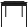 Mesa de jardín madera maciza pino negro 82,5x82,5x76 cm de vidaXL, Mesas de jardín - Ref: Foro24-823966, Precio: 65,04 €, Des...