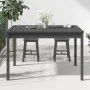 Mesa de jardín madera maciza pino gris 121x82,5x76 cm de vidaXL, Mesas de jardín - Ref: Foro24-823971, Precio: 126,01 €, Desc...