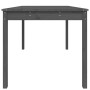 Mesa de jardín madera maciza pino gris 121x82,5x76 cm de vidaXL, Mesas de jardín - Ref: Foro24-823971, Precio: 130,92 €, Desc...