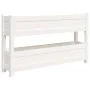 Jardinera de madera maciza de pino blanco 112x25x66 cm de vidaXL, Maceteros y jardineras - Ref: Foro24-823928, Precio: 86,15 ...