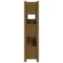 Jardinera de madera maciza de pino marrón miel 112x25x104,5 cm de vidaXL, Maceteros y jardineras - Ref: Foro24-823923, Precio...