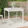 Mesa de jardín madera maciza de pino blanco 82,5x82,5x76 cm de vidaXL, Mesas de jardín - Ref: Foro24-823963, Precio: 83,47 €,...