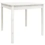 Mesa de jardín madera maciza de pino blanco 82,5x82,5x76 cm de vidaXL, Mesas de jardín - Ref: Foro24-823963, Precio: 83,47 €,...