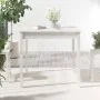 Mesa de jardín madera maciza de pino blanco 82,5x82,5x76 cm de vidaXL, Mesas de jardín - Ref: Foro24-823963, Precio: 83,47 €,...