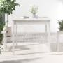 Mesa de jardín madera maciza de pino blanco 82,5x82,5x76 cm de vidaXL, Mesas de jardín - Ref: Foro24-823963, Precio: 84,92 €,...