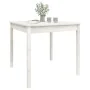 Mesa de jardín madera maciza de pino blanco 82,5x82,5x76 cm de vidaXL, Mesas de jardín - Ref: Foro24-823963, Precio: 83,47 €,...
