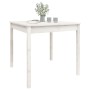 Mesa de jardín madera maciza de pino blanco 82,5x82,5x76 cm de vidaXL, Mesas de jardín - Ref: Foro24-823963, Precio: 84,92 €,...