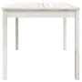 Mesa de jardín madera maciza de pino blanco 82,5x82,5x76 cm de vidaXL, Mesas de jardín - Ref: Foro24-823963, Precio: 83,47 €,...
