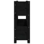 Jardinera de madera maciza de pino negro 77x25x66 cm de vidaXL, Maceteros y jardineras - Ref: Foro24-823945, Precio: 62,88 €,...