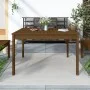 Mesa de jardín madera maciza pino marrón miel 121x82,5x76 cm de vidaXL, Mesas de jardín - Ref: Foro24-823972, Precio: 86,47 €...