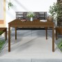 Mesa de jardín madera maciza pino marrón miel 121x82,5x76 cm de vidaXL, Mesas de jardín - Ref: Foro24-823972, Precio: 87,30 €...
