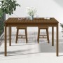 Mesa de jardín madera maciza pino marrón miel 121x82,5x76 cm de vidaXL, Mesas de jardín - Ref: Foro24-823972, Precio: 87,30 €...