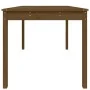 Mesa de jardín madera maciza pino marrón miel 121x82,5x76 cm de vidaXL, Mesas de jardín - Ref: Foro24-823972, Precio: 86,47 €...