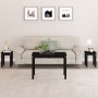 Mesas apilables 3 piezas madera maciza de pino negro en Mesas auxiliares | Comprar online en Foru.es