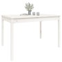 Mesa de jardín madera maciza pino blanco 121x82,5x76 cm de vidaXL, Mesas de jardín - Ref: Foro24-823970, Precio: 121,83 €, De...