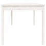 Mesa de jardín madera maciza pino blanco 121x82,5x76 cm de vidaXL, Mesas de jardín - Ref: Foro24-823970, Precio: 121,83 €, De...