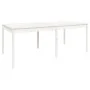 Mesa de jardín madera maciza de pino blanco 203,5x100x76 cm de vidaXL, Mesas de jardín - Ref: Foro24-823984, Precio: 188,03 €...