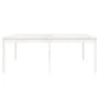 Mesa de jardín madera maciza de pino blanco 203,5x100x76 cm de vidaXL, Mesas de jardín - Ref: Foro24-823984, Precio: 188,03 €...