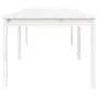 Mesa de jardín madera maciza de pino blanco 203,5x100x76 cm de vidaXL, Mesas de jardín - Ref: Foro24-823984, Precio: 190,60 €...