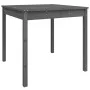 Mesa de jardín madera maciza pino gris 82,5x82,5x76 cm de vidaXL, Mesas de jardín - Ref: Foro24-823964, Precio: 86,95 €, Desc...
