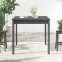 Mesa de jardín madera maciza pino gris 82,5x82,5x76 cm de vidaXL, Mesas de jardín - Ref: Foro24-823964, Precio: 86,95 €, Desc...
