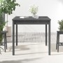 Mesa de jardín madera maciza pino gris 82,5x82,5x76 cm de vidaXL, Mesas de jardín - Ref: Foro24-823964, Precio: 88,05 €, Desc...