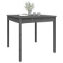 Mesa de jardín madera maciza pino gris 82,5x82,5x76 cm de vidaXL, Mesas de jardín - Ref: Foro24-823964, Precio: 88,05 €, Desc...