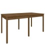 Mesa de jardín madera maciza pino marrón miel 159,5x82,5x76 cm de vidaXL, Mesas de jardín - Ref: Foro24-823979, Precio: 112,0...