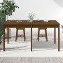 Mesa de jardín madera maciza pino marrón miel 159,5x82,5x76 cm de vidaXL, Mesas de jardín - Ref: Foro24-823979, Precio: 112,0...