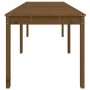 Mesa de jardín madera maciza pino marrón miel 159,5x82,5x76 cm de vidaXL, Mesas de jardín - Ref: Foro24-823979, Precio: 112,0...