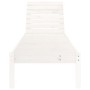 Tumbonas 2 unidades madera maciza de pino blanco 199,5x60x74 cm en Tumbonas | Comprar online en Foru.es