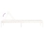 Tumbonas 2 unidades madera maciza de pino blanco 199,5x60x74 cm en Tumbonas | Comprar online en Foru.es